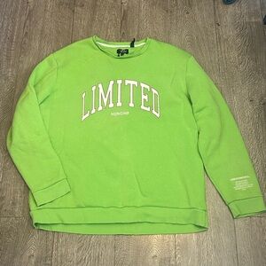 Limited Huncho lime green sweatshirt in a size XL